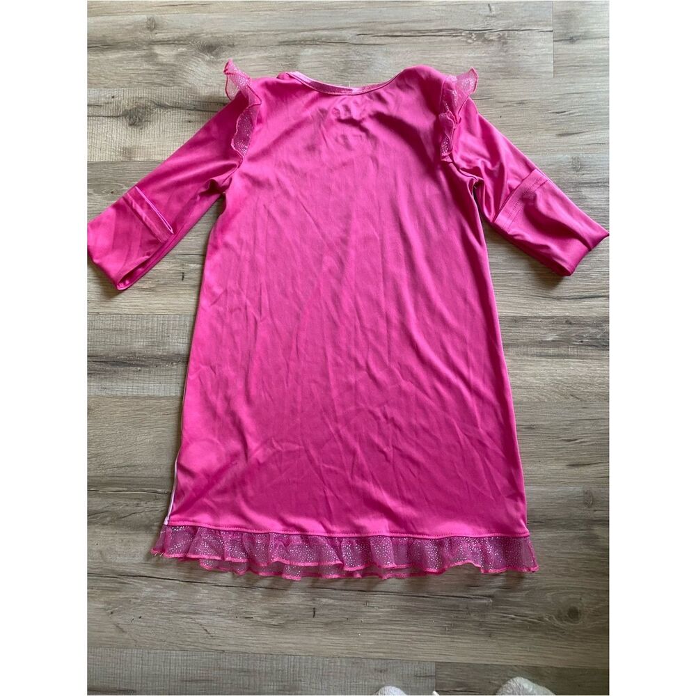 Disney Pink & Hot Pink Princess Ruffle Sleeve Nightgown - Picture 6 of 7